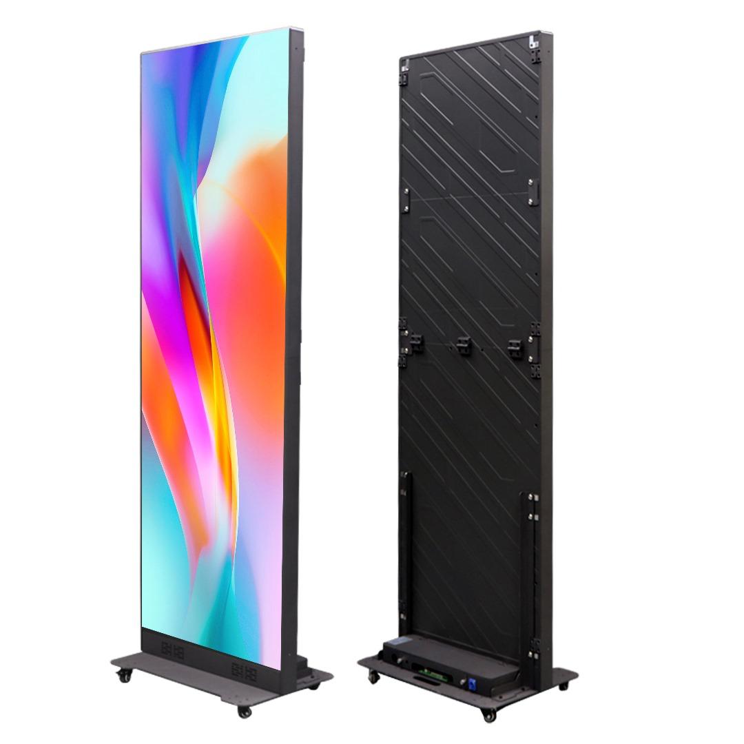 POSTERLED storefront LED display front and rear view